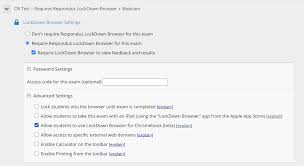 When students use the locked browser to access an assessment, they are unable to print, copy, Using Lockdown Browser With A Chromebook Beta Remote Teaching Support
