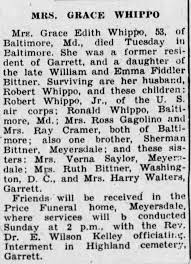 Obituary for Grace Edith WHIPPO (Aged 53)