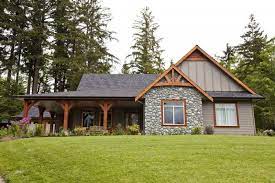 You can choose to highlight a room or section of your the flexibility of hybrid design means you can have your dream house and stay within budget. Timberframe Gone Horribly Wrong The Hardie Boardification And Fake Stonification Of Timberframe Timber Frame Timber Framing Modern Farmhouse Exterior
