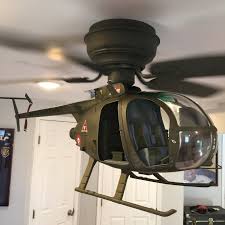 Oh 6 Helicopter Ceiling Fan Inspire The Uninspired Joeburlas Com Cool Stuff Ceiling Fan Man Cave