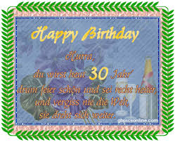 Geburtstag ist ein sehr wichtiges datum für jede person. á… 30 Geburtstag Bilder 30 Geburtstag Gb Pics Gbpicsonline