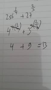 Nilai dari integral batas atas pi 3 batas bawah 0 2 cos 2 x sin 2x dx. Hasil Dari 256 Pangkat 1 Per 4 Di Tambah 27 Pangkat 2 Per 3 Brainly Co Id