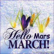 HELLO MARCH / BONJOUR MARS