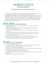 art director resume samples qwikresume