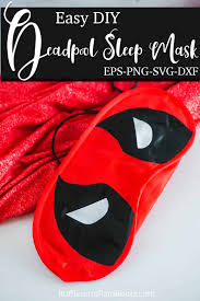 There are many varieties of masks. This Deadpool Sleep Mask Is All That And A Chimichanga