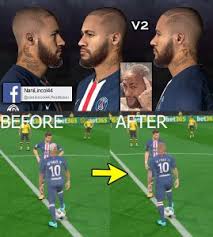 Gol de tiro livre de neymar gol de neymar jr new face pes 2017. Pes 2017 Neymar Jr Bald Latest Hairstyle By Nanilincol44 Pespatchs