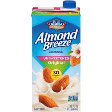 Almond milk and soy milk are the two m. Blue Diamond Almond Breeze Unsweetened Almond Milk 32 Fl Oz Target
