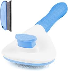 The ergonomic handle offers you comfort during the grooming process. Amazon Com Aumuca Cat Brush And Dog Brush Cat Brush For Shedding And Grooming With Long Or Short Hair Self Cleaning Slicker Brush