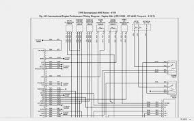 Shematics electrical wiring diagram for caterpillar loader and tractors. 99 International 4700