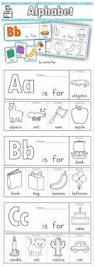 Alphabet Flip Books To Introduce Beginning Sounds Color And Black White Fantastic Paper Saving I Preschool Education Preschool Learning Alphabet Preschool