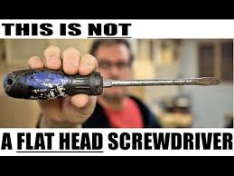 Always try to use exact screwdriver for driving or loosening a screw. Quick Tip Know Your Screwdrivers Hint It S Not A Flathead Make