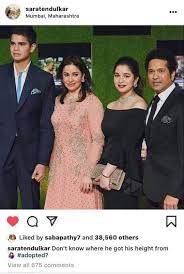 Sara tendulkar has a younger brother arjun tendulkar who is also an aspiring cricketer. Sara Tendulkar Trolls Her Brother Arjun Tendulkar For His Height