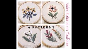 Просмотров 388 тыс.9 месяцев назад. 4 Patterns To Embroidery Beginner Level 8 Colors Youtube