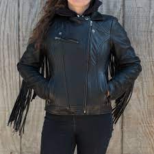 First Mfg Daisy Fringe Women S Leather Jacket Leather Jackets Women Leather Jacket Womens Moto Jacket