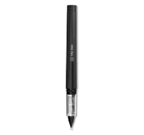 TRU RED Roller Ball Pen, Stick, Fine 0.5 mm Needle Tip, Black Ink,  Black/Clear Barrel, Dozen (24419533)