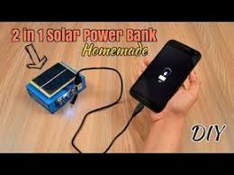 How To Make A 2 In 1 Solar Power Bank From Scrap Laptop Battery Homemade Youtube Solar Power Bank Solar Power Solar Power Diy