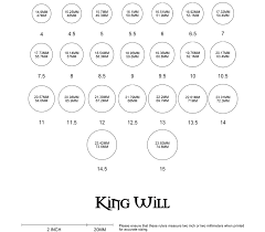 18 Paradigmatic Ring Size Diameters