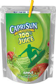 Capri Sun 100 Juice Apple 6 Fl Oz 10 Ct Capri Sun Juice Apple