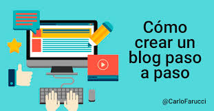 Resultado de imagen para como crear un blog