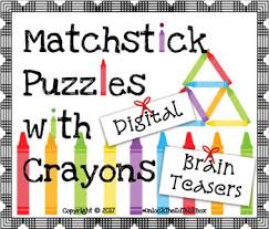 matchstick puzzles teaching resources teachers pay teachers