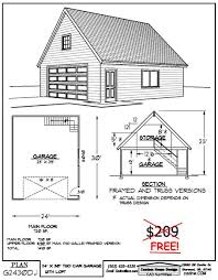 Free Garage Plan Garage Shop Plans Two Story Garage Garage Plans With Loft