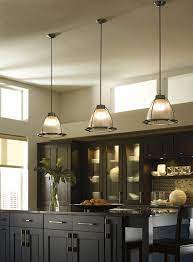 Progress Lighting P5163 09 Brushed Nickel Glass Pendants Series 9 Single Light Stem Hung Caged Mini Pendant With Clear Prismati House Interior Home Decor Home