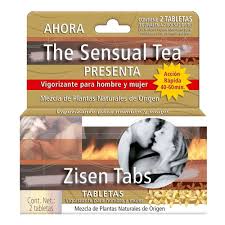 Tabletas vigorizantes The Sensual Tea Zisen Tabs para hombre y mujer 2  tabletas || Bodega Aurrera Despensa a tu Casa