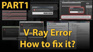 I click on a youtube video, an error message shows on the screen saying: V Ray Error How To Fix It Part 01 Youtube