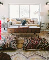 Kilim Floor Pillow Vintage Turkish Carpet Pillow Cover Floor Pillows Living Room Modern Bohemian Living Room Living Room Flooring