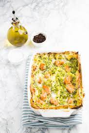 Lasagne con zucchine e salmone. Lasagne Salmone E Zucchine Tacchi E Pentole