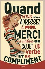 Quand Vous Vous Adressez A Moi Sujet Verbe Compliment Merci Plaque Decorative Retro En Metal Humoristique Quan Humour Citation Humour Citation Rigolote