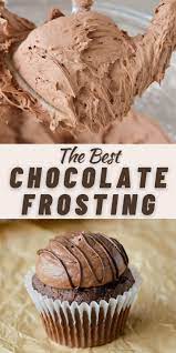 Chocolate Buttercream Frosting Recipe In 2021 Frosting Recipes Easy Chocolate Icing Recipes Chocolate Frosting Recipes