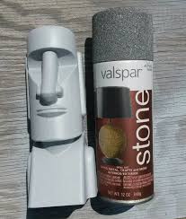 3d Printed Stone Head Stone Spray Paint Stone Textured Spray Paint
