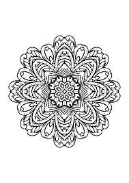 Free Mandala Online Coloring Page Mandala Coloring Simple Mandala Online Coloring Pages