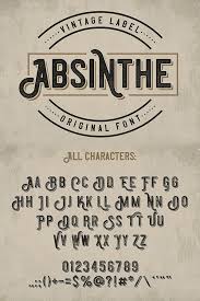 Absinthe 191041 Display Font Bundles Vintage Fonts Alphabet Lettering Fonts Hand Lettering Fonts