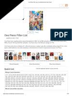 One Piece Episode 1 10 Violence Leisure There's as yet a couple of more years to go before the story is closed so you have to catch up on your insight by. scribd