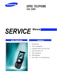 Usually, if you ring up the customer service department, for a small fee, they will issue you with a unlock code to make your samsung d500 . Samsung Sgh D500 Service Manual Download Schematics Eeprom Repair Info For Electronics Experts