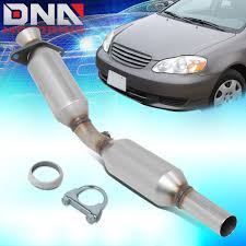 Catalytic converter for toyota corolla working principle catalytic converter is a device used to reduce the toxicity of emissions from an internal combustion engine. For 2003 To 2008 Toyota Corolla Matrix Pontiac Vibe 1 8l Oe Style Catalytic Converter Exhaust Pipe 04 05 06 07 Wish