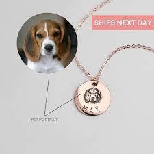 Personalized Gifts Pet Dog Mom Personalized Necklace For Women Etsy Portrait Necklace Dog Necklace Mom Necklace Personalized