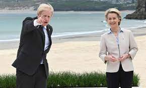 Das ungarische gesetz sei eine schande, sagte von der leyen mittwoch in brüssel. G7 Boris Johnson To Face Pressure From Eu On Northern Ireland G7 The Guardian
