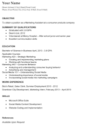 resume objective examples