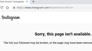 As stated on instagram's help page: Instagram Suspends Iranian Supreme Leader S English Instagram Account Al Arabiya English