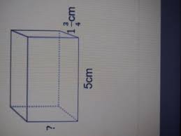 How do you find the surface area of the right triangular prism with two numbers? The Volume Of This Rectangular Prism Is 35 Cubic Centimeters Find The Missing Height Brainly In