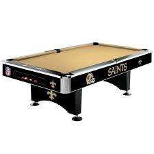 When They Come Marching In Be Sure You Have This Pool Table In Your Basement New Orleans Saints Pool Table Saints Football