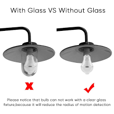 The risk for the motion detection not to work through glass isn't null. 3 Pack 9w Motion Activated Led Bulb Motion Sensor Light Bulb E26 E27 Cold White Motion Detection Outdoor Indoor Led Night Light Bulbs For Front Door Garage Basement Hallway Stairs Walmart Com