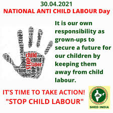 Every year republic day is celebrated in india on 26th january with zeal and enthusiasm. Shed India On Twitter National Anti Child Labour Day April30 Stopchildlabour Children