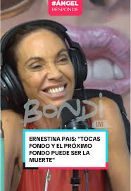 💬 ERNESTINA PAIS: "TOCAS FONDO Y EL PRÓXIMO FONDO PUEDE SER LA MUERTE" 👀  🔴Sumate a #AngelResponde de lunes a viernes a las 12hs junto a  @angeldebritooki @dalmaradona @juliargen @fransalmain