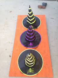 Witch Hat Ring Toss Made This For Hunters School Carnival Just Painted Plywood With 2 Sma Halloween Games For Kids Cheap Halloween Halloween Carnival Games