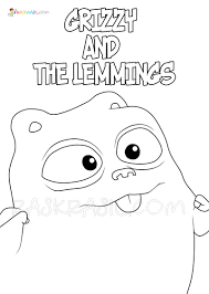 Coloriage Grizzy et les Lemmings - Nouvelles images à imprimer