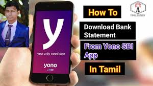 How To Download Bank Statement From Yono Sbi App In Tamil Youtube